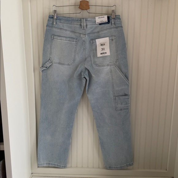Mica High Rise Utility Straight Crop Jean NWT Light Wash - Picture 7 of 9